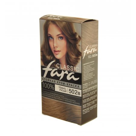 Краска для волос Fara Natural Colors 350 пшеница, 160 мл